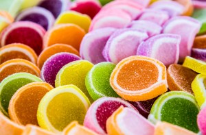 closeup jelly sweet
