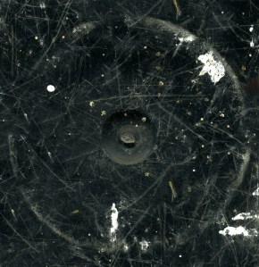 Black Scratched Plastic Texture