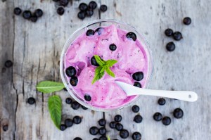 blackcurrant ice cream