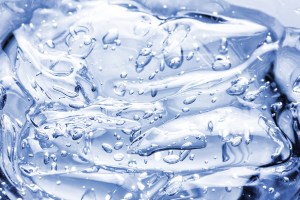 Bubble abstract water gel texture.