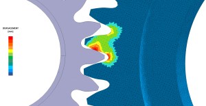 3d,Illustration.,Von,Mises,Stress,Plot,And,Cad,Model,Blend