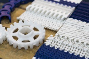 Platic belt conveyor part for food production line industry