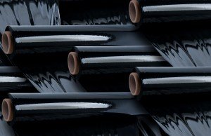 Black stretch film